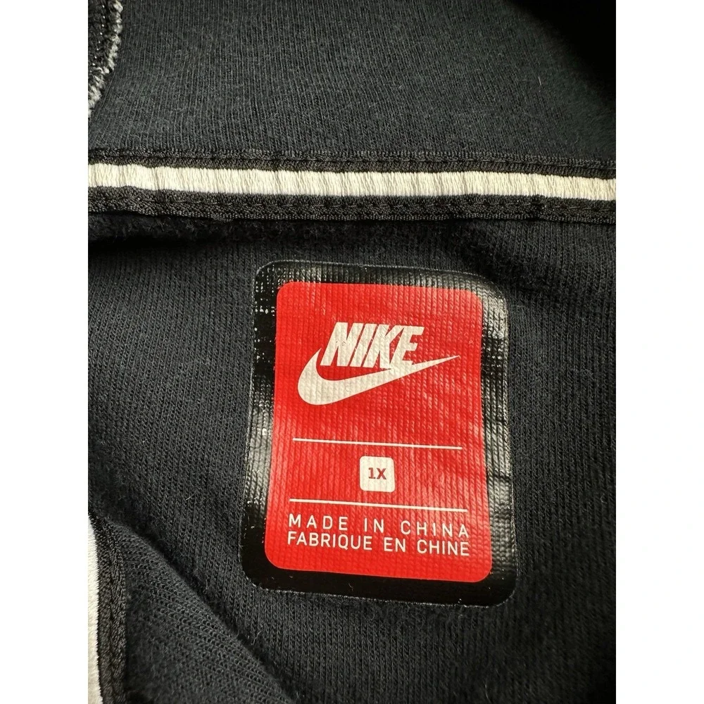Womens Hoodie Nike Full Zip Gray, Size 1X